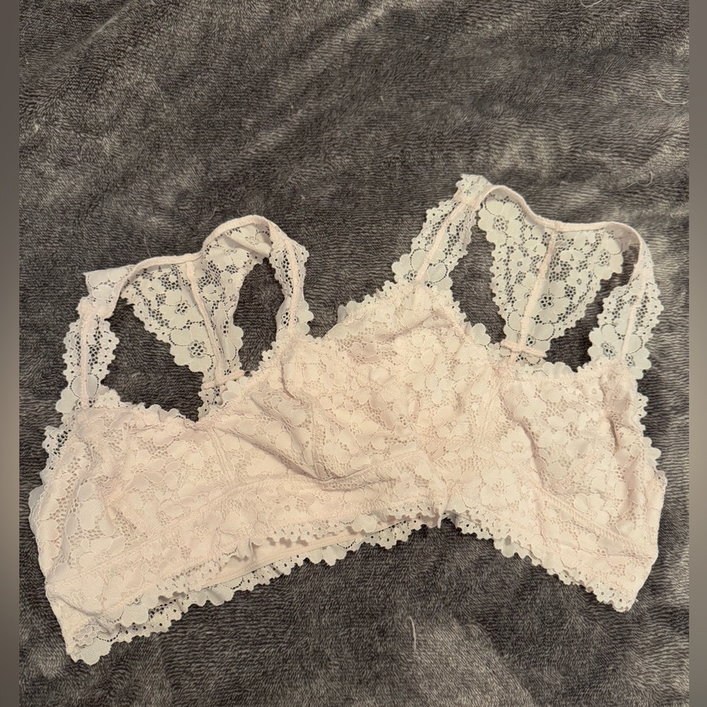 Art Class Lot of 2 Girls Racerback Bralettes Lacey Light Pink Size L 10/12